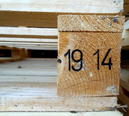 Marquage à chaud sur palettes